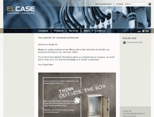 Tablet Screenshot of elcase.ch